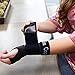 Copper Compression Recovery Wrist Sleeve with Adjustable Wrap for Extra Support. Guaranteed Highest Copper Wrist Brace. Carpal Tunnel, RSI, Sprains, Workout (1 Sleeve - Fits Either Hand)