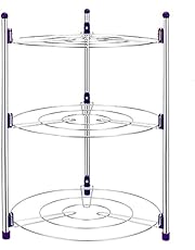 Usmascot 3-Niveles Estantería de Sartenes, Soporte de Ollas y Sartenes, Organizador de