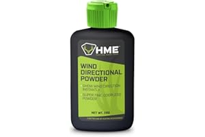 HME Wind Indicator Portable Pocket Size Lightweight Convenient Simple to Use Wind Direction Detection Powder - 28 Grams Capacity