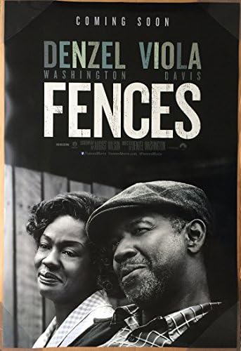 FENCES MOVIE POSTER 2 Sided ORIGINAL 27x40 DENZEL WASHINGTON VIOLA DAVIS
