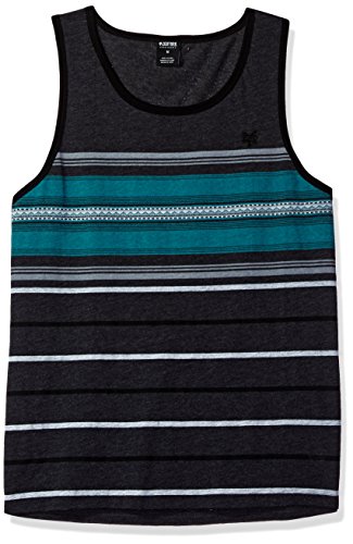 Zoo York Men's Sleeveless Mason Tank Top, Black Heather, Small