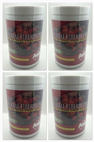 AIM Herbal Fiberblend Raspberry Powder 13 Oz (Four Pack)