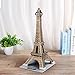 CubicFun 3D French Puzzles Small Paris Architecture Building Paper Model Craft Kits Toys for Adults and Teens, Eiffel Tower, 71 Pieces