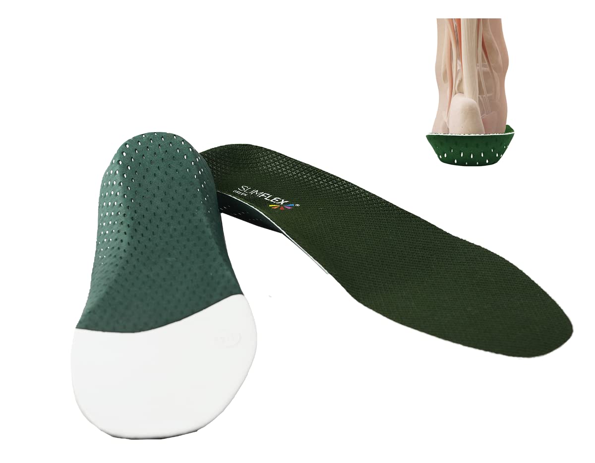 Slimflex Full Length Standard Orthotic Insoles Green | UK 6 / EU 40