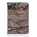 iPad 2/3/4 Case - Tsmine 360 Degree Rotating PU Leather Camouflage Branch Leaves Cover for Apple iPad 2, iPad 3 & iPad 4th Generation(Automatic Wake/Sleep Feature),Branches