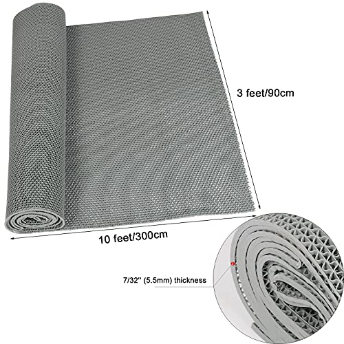 Nisorpa Drainage Non Slip Wet Area Commercial Floor Mat 3x10 Ft 0.22