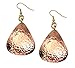 Hammered Tear Drop Copper Earrings - John S Brana Handmade Jewelry - Durable Copper Earrings