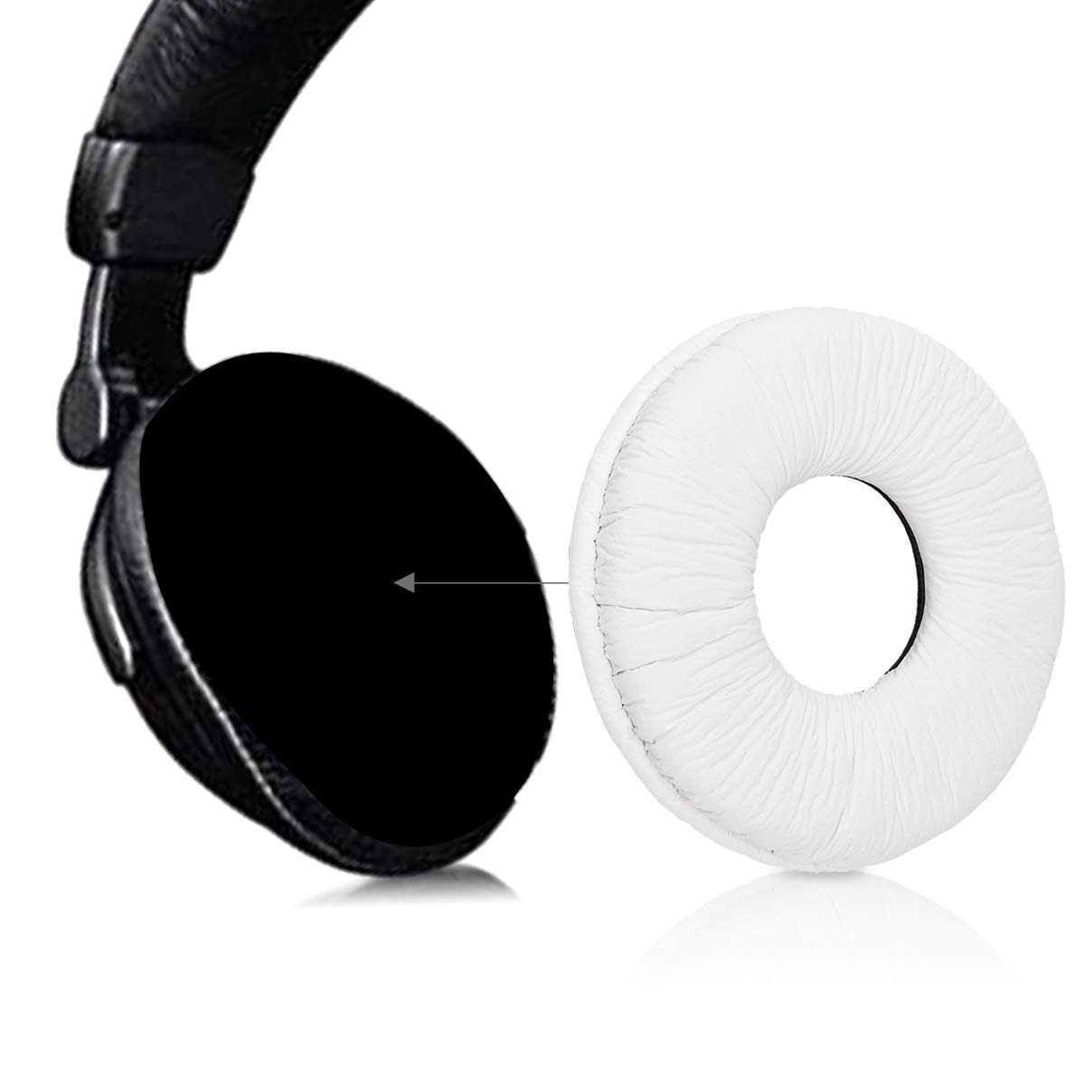 Cuscinetti di ricambio padiglioni auricolari per cuffie nero 5.1cm 9.5cm per  headset Sony MDR-RF800 - Electropapa