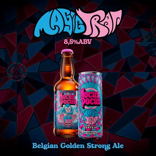 Hocus Pocus Cerveja Magic Trap Belgian Strong Golden Ale 350Ml Lata