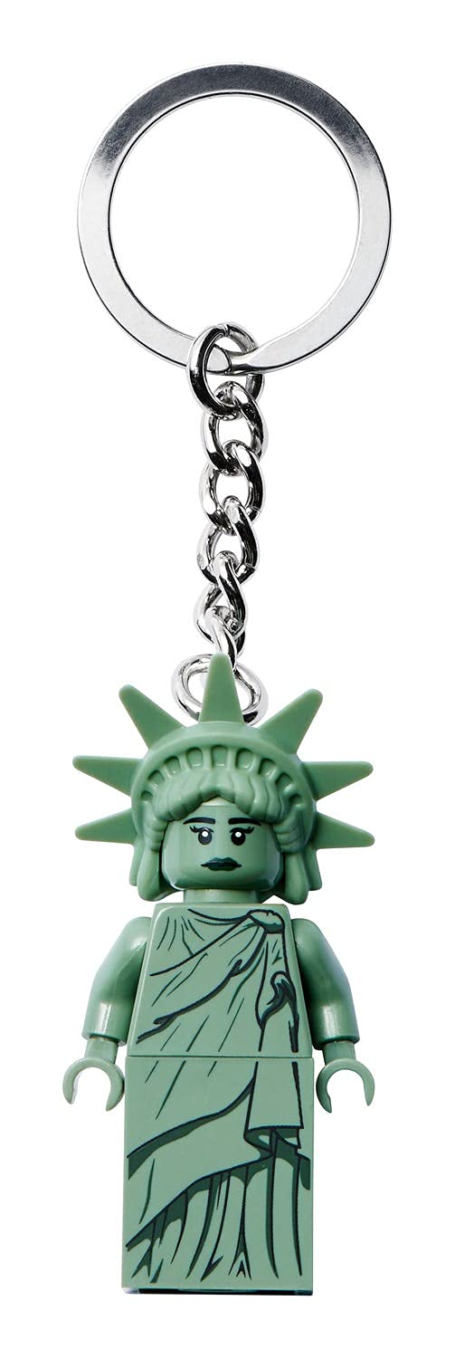 LEGO City Lady Liberty Minifigure Keyring 854082