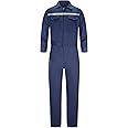 Yukirtiq Mens Work Utility Coveralls Long Sleeve Reflective Coverall Workwear Mechanic Suit High Visibility Overall