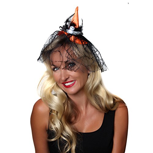Orange Witch Hat Headband