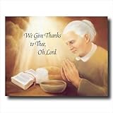Old Woman Praying At Dinner Table Daily Bread Religious Wall Picture 16x20 Art Print