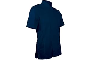 ChefsCloset Short Sleeve William Chef Coat, Modern Zipper Chef Jacket