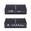 Mini Itx Linux Q330G4 Intel Core I3-4005U,1.7Ghz (8Gb Ddr3 Ram 16Gb Ssd) AES-NI,4*Gigabit LAN,Used As A Router/Firewall…