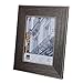 Kiera Grace Emery Picture Frame, 5 by 7-Inch, Plastic Resin, Brushed Pewter
