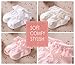 EPEIUS 3 Pair Baby-Girls Eyelet Frilly Lace Socks Princess Ankle Socks White/Pink/Ivory 12-24 Months,Toddler Shoe Size 5-9