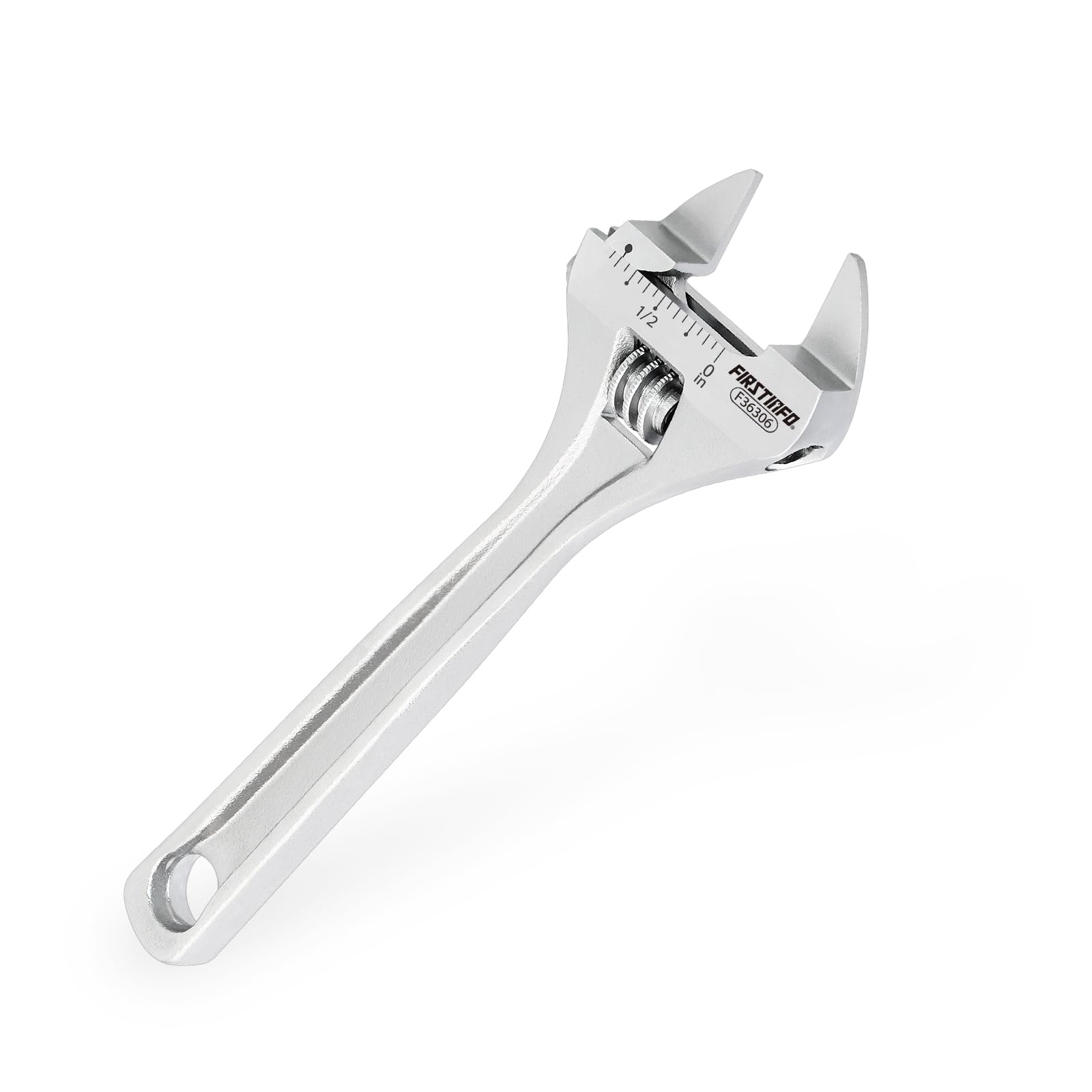 FIRSTINFO 6" Slim Jaw Adjustable Wrench 0.94 inch (23.9mm) Jaw Capacity, Chrome Vanadium