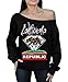 Awkwardstyles California Republic Diamond Off The Shoulder Oversized Sweatshirt