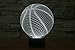 SUPERNIUDB Romantic Basketball 3D LED Night Light 7 Color Change Touch Switch Desk Table Lamp