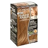 L'Oreal Natural Match No-Ammonia Color-Calibrated Creme, Dark Blonde, 7N Natural