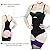 Camellias Seamless Firm Control Shapewear Open bust Bodysuit Body Shaper Black