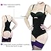 Camellias Women's Seamless Firm Control Shapewear Open Bust Bodysuit Body Shaper Black