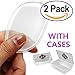 Premium Silicone Makeup Sponges With Case - 2 Pack, Silisponge, Sponge Silicone Applicator, Silicone Makeup Puffs