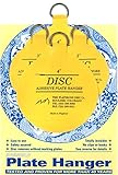 Flatirons Disc Adhesive Plate Hanger Set (2 - 3 Inch and 2 - 4 Inch Hangers)