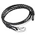 Zhenhui Braided Leather Bracelet Set - Black Brown Leather Wrap Bangle for Men Women Kids with 2 Vintage 4-Strand Rope Wrist Bracelets with Stainless Steel Lobster Clasp Durable(2 Pcs)?