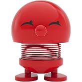 Hoptimist Classic Bumble, Home Decor Ornament - Danish Design, Plastic W/Metal Spring, Small- Creates Cheerful Movement- (Red)