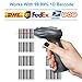 LS-PRO 2D QR Wireless Bluetooth Barcode Scanner, USB Cradle Receiver, Handheld 1D/2D Data Matrix PDF417 Image Reader, 100 ft Transmission Range, 2200mAh Battery, 1 Year Warranty