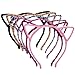 Mudder Cat Ear Headband Hair Band Fluffy Hair Hoop Headband for Party and Daily Decoration, Assorted Colors, 6 Pieces