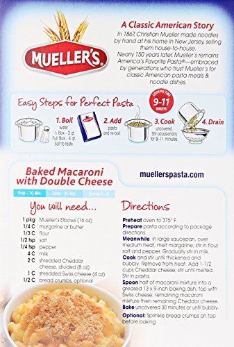 Mueller's Elbow Pasta, 16 oz - Image 4