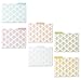 12 Pack Decorative Assorted Designer File Folder Set - 6 Different Colored Damask Designs - Letter Size with ½ Inch Cut Top Memory Tab - File Filing Organizers - 9.5 x 11.5 Inches