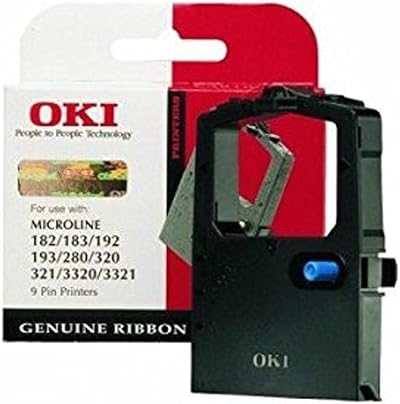 OKI 9002303 Black Ribbon Cartridge for Microline Printers