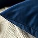 MIULEE Pack of 2 Velvet Soft Solid Decorative Square Throw Pillow Covers Set Cushion Case for Spring Sofa Bedroom Car 16x16 Inch 40x40 Cm Dark Blue