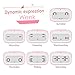 GEREE Alarm Clock, Cute Emoji Desk Clock Smart Backlight/Temperature/Snooze Wake Up Alarm Clocks for Bedrooms, Office Desk Cube Alarm Clock Battery Operated Best Gift for Kids, Family (Pink)