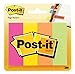 Post-it Page Markers, Assorted Colors, 1 in x 3 in, 50 Sheets/Pad, 4 Pads/Pack (671-4AF)