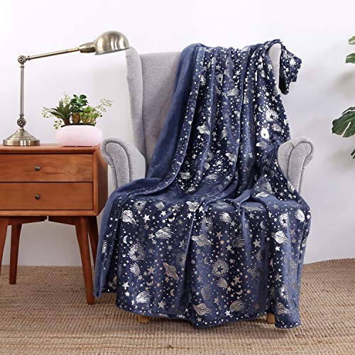 Berkshire Blanket VelvetLoft Cosmic Celebration Super Soft Cozy Warm