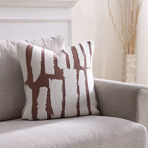 Cozy Bliss Knitted Throw Pillow Covers Soft Textured Cushion Cover Pillowcases 18