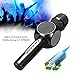 Wireless Microphone Karaoke,Amicool Portable Karaoke Player Speaker for Apple iPhone Android Smartphone Or PC, Home KTV Outdoor Party Muisc Playing Singing Anytime (Black)