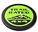 zorratin Metal Trail Rated 4x4 Round Emblem Badge for Jeep Wrangler Unlimited JK Cherookee Rubicon Liberty Patriot Latitude Acid Green