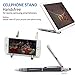 FEIDISI Stylus Pens for Touch Screens,Samsung,HTC,Kindle,Tablet, Ballpoint Ink Pen with 3 Refills, Capacitive Pen with Mobile Phone Stand, 3-in-1 Pen, 3PK