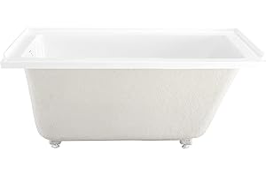 Swiss Madison Voltaire 54" x 30" Acrylic Glossy White, Alcove, Integral Left-Hand Drain, Bathtub