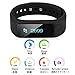 iWOWN Smart Bracelet I5 PLUS IP65 Waterproof Fitness Trackers with OLED Touch Screen, Bluetooth 4.0 Pedometer, Wristband, Sleep Monitor, Call/MSM Reminder for Android/ iOS Smartphone