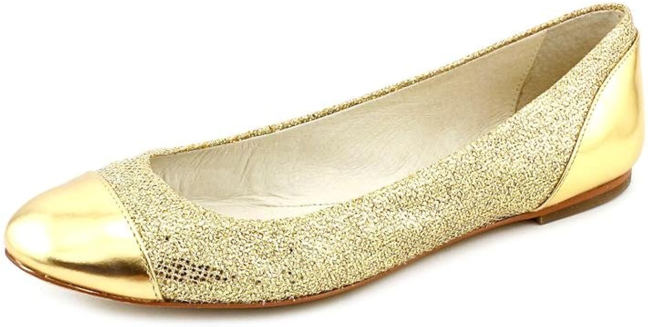 michael kors gold slip on shoes