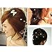 ReNext 50 Pcs Wedding Bridal Artificial Pearl Flower Crystal Hair Pins Clips Bridesmaid