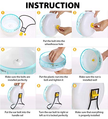 1 Hamster+Wheel+Exercise+Chinchillas+Hedgehogs