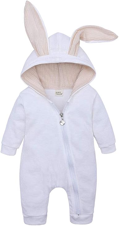 bunny ear baby romper